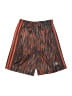 Adidas 100% Polyester Stripes Orange Athletic Shorts Size 4 - photo 1