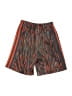 Adidas 100% Polyester Stripes Orange Athletic Shorts Size 4 - photo 2