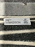 89th & Madison Stripes Black Pullover Sweater Size S - photo 7