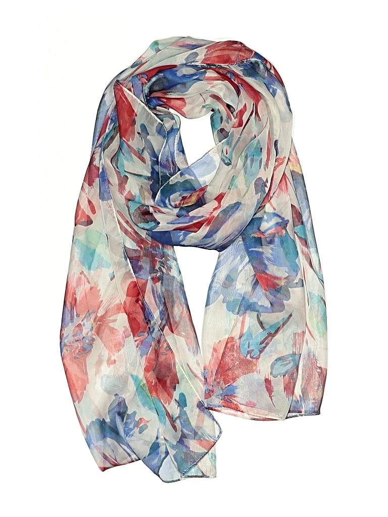 Pre-owned Unbranded Scarf In Blue