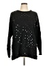 Ship'n Shore Stars Black Pullover Sweater Size XL - photo 1