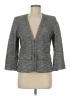 AK Anne Klein 100% Acetate Chevron-herringbone Gray Blazer Size 6 - photo 1