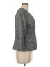 AK Anne Klein 100% Acetate Chevron-herringbone Gray Blazer Size 6 - photo 4