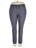 Unbranded 100% Polyester Solid Gray Active Pants Size XXL - photo 1