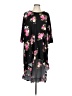 Assorted Brands Floral Black Casual Dress Size L - photo 1