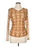 Assorted Brands Gold Long Sleeve Blouse Size L - photo 1