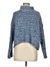 AEMI+CO Tweed Blue Pullover Sweater Size M - photo 1