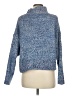 AEMI+CO Tweed Blue Pullover Sweater Size M - photo 2
