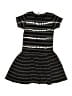 Mignone 100% Cotton Stripes Black Dress Size 7 - 8 - photo 1