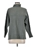 Kaisley Solid Green Gray Turtleneck Sweater Size M - photo 1