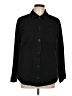 Torrid Solid Black Long Sleeve Button-Down Shirt Size Lg Plus (0) - photo 1