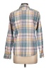 Chaps Plaid Teal Long Sleeve Button-Down Shirt Size L (petite) - photo 2