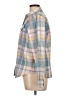 Chaps Plaid Teal Long Sleeve Button-Down Shirt Size L (petite) - photo 5