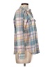 Chaps Plaid Teal Long Sleeve Button-Down Shirt Size L (petite) - photo 4