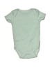 Kyle & Deena Solid Green Short Sleeve Onesie Size 0-3 mo - photo 1