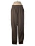 Uniqlo 100% Polyester Solid Brown Casual Pants Size M - photo 1