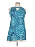 My Michelle Paisley Blue Cocktail Dress Size 10 - photo 1