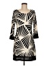 Papillon Graphic Black Casual Dress Size M - photo 1