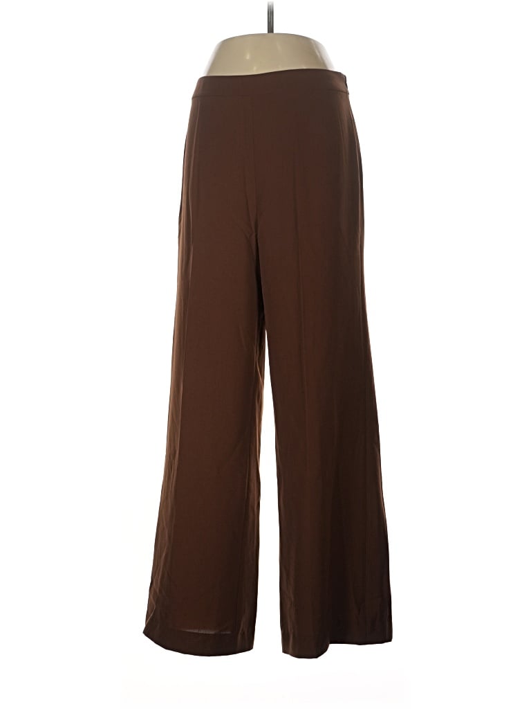 Pre-owned Dkny Dress Pants In Brown
