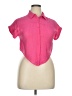 Zara Pink Short Sleeve Blouse Size no size - photo 1