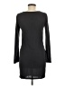 Everly Solid Black Gray Casual Dress Size M - photo 2