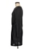 Everly Solid Black Gray Casual Dress Size M - photo 5