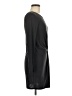 Everly Solid Black Gray Casual Dress Size M - photo 4
