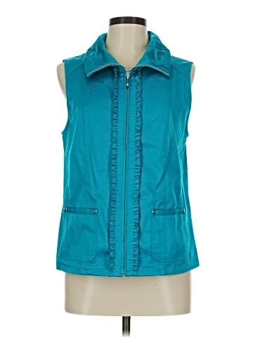 Christopher & Banks Denim Vest (view 1)