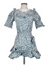 LoveShackFancy 100% Cotton Blue Gray Casual Dress Size XS - photo 1