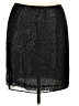 Saks Fifth Avenue 100% Polyester Stars Black Formal Skirt Size 8 - photo 1