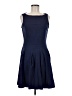 Halogen Solid Blue Casual Dress Size M - photo 1