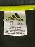 Adidas 100% Polyester Stripes Black Track Jacket Size 3T - photo 3