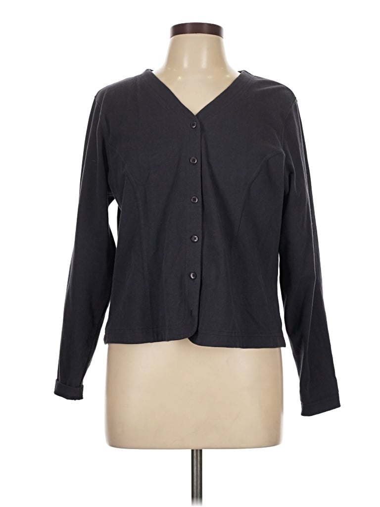 Pre-owned L.l.bean Cardigan Sweater In Black