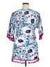 Adore Me 100% Rayon Blue 3/4 Sleeve Blouse Size 0X - photo 2