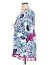 Adore Me 100% Rayon Blue 3/4 Sleeve Blouse Size 0X - photo 5