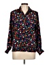 Alfred Dunner Polka Dots Black Long Sleeve Blouse Size 10 - photo 1