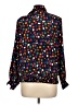 Alfred Dunner Polka Dots Black Long Sleeve Blouse Size 10 - photo 2