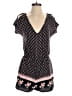 Soprano 100% Polyester Paisley Black Romper Size XS - photo 1