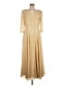 Scala 100% Polyester Tan Cocktail Dress Size 8 - photo 1