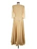 Scala 100% Polyester Tan Cocktail Dress Size 8 - photo 2