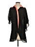 Finders Keepers Color Block Black Short Sleeve Blouse Size S - photo 1