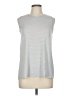 Athleta Silver Sleeveless T-Shirt Size M - photo 1