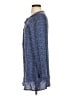 Catalina 100% Rayon Blue Long Sleeve Blouse Size S - photo 5