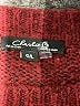 Charlie Tweed Burgundy Pullover Sweater Size L - photo 7