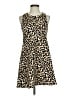 TOBI 100% Polyester Animal Print Tan Casual Dress Size S - photo 1