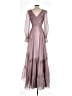 Mac Duggal 100% Polyester Pink Gray Cocktail Dress Size 2 - photo 2
