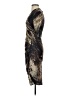 Helmut Lang Graphic Brown Cocktail Dress Size P (petite) - photo 5