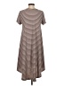 Lularoe Stripes Brown Casual Dress Size S - photo 2