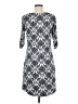 Lola Argyle Gray Casual Dress Size M - photo 2