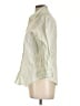 Gap Stripes Ivory 3/4 Sleeve Button-Down Shirt Size L - photo 5